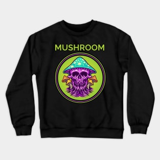 Mushroom circle Crewneck Sweatshirt